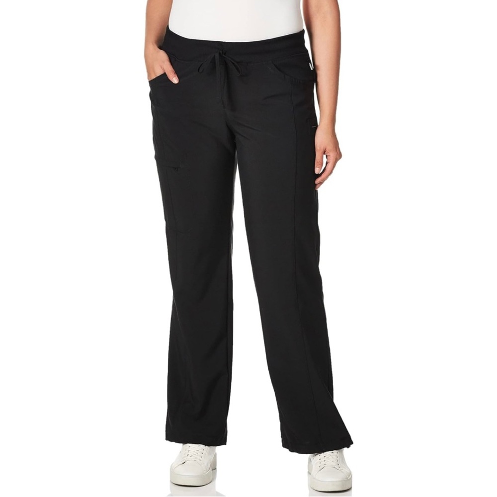 Cherokee S Straight Leg Scrub Pants with Zipper Pocket